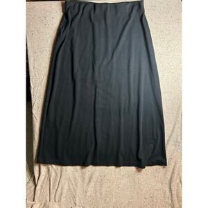 Cedar Canyon Plus Size Black Maxi Skirt 1x